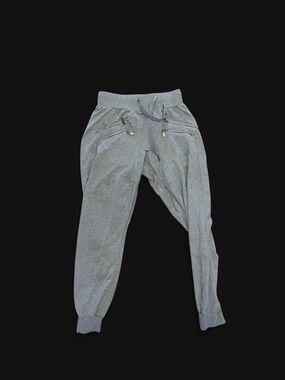 ✨Gray Y2K sweatpants with zipper pockets in size S✨